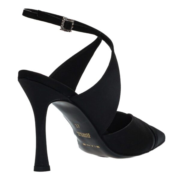 ENVIE SLINGBACK POINTY PUMPS E02-24752 BLACK