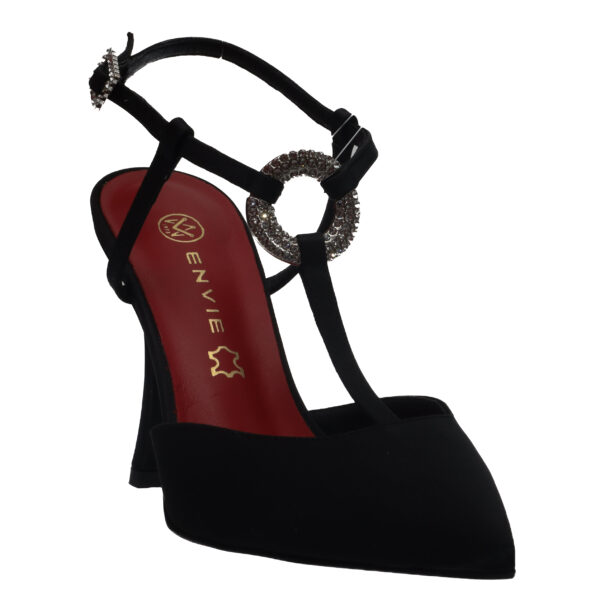 ENVIE SLINGBACK POINTY PUMPS E02-24730 BLACK