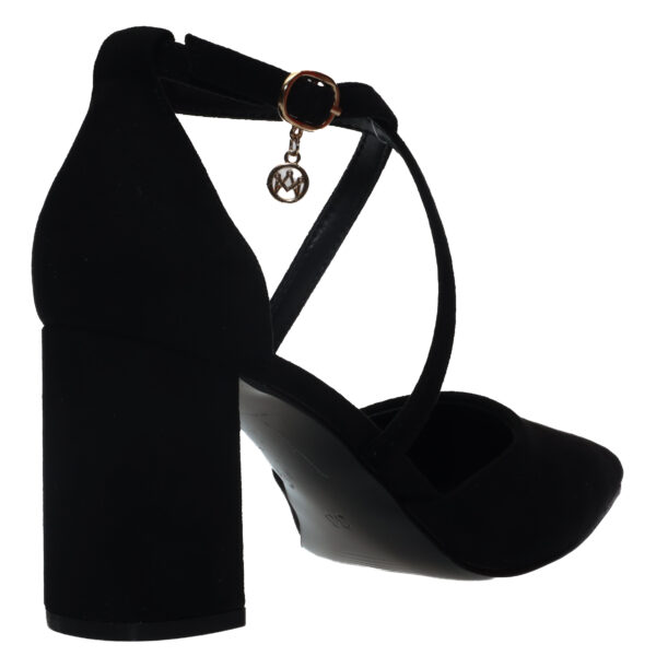 SM_R9277 ENVIE BLOCK-HEEL POINTY PUMPS E45-24444 BLACK