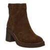 ENVIE CASUAL BLOCK HEEL BOOTIES E12-24049 CAMEL