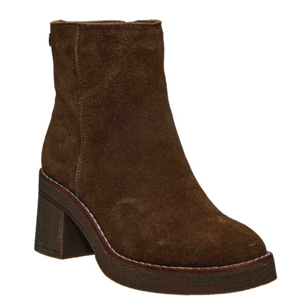 ENVIE CASUAL BLOCK HEEL BOOTIES E12-24049 CAMEL