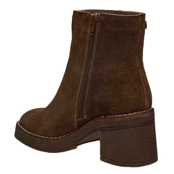 ENVIE CASUAL BLOCK HEEL BOOTIES E12-24049 CAMEL