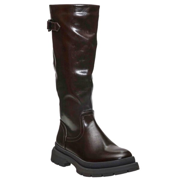 B-SOFT COMFORT BIKER BOOTS 20727-7 BROWN