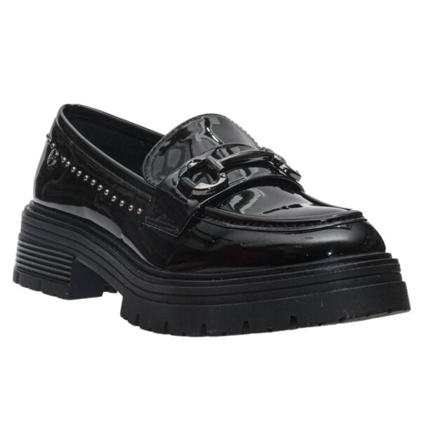 MALENA SHINY LOAFERS 57096 BLACK