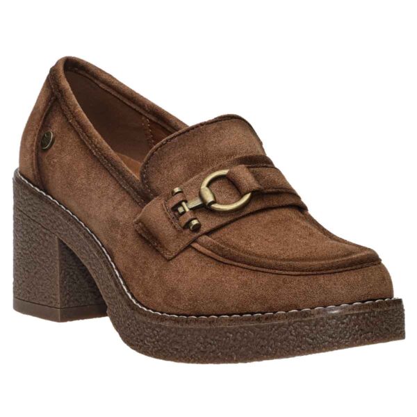 MALENA MID-HEEL LOAFERS 57106 CAMEL