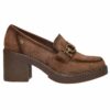 MALENA MID-HEEL LOAFERS 57106 CAMEL