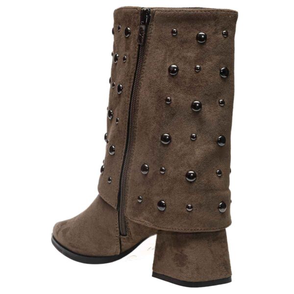 XTI FOLD-OVER COW BOOTIES 146498 PORO