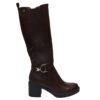 MALENA MID-HEEL BOOTS 57137 BROWN