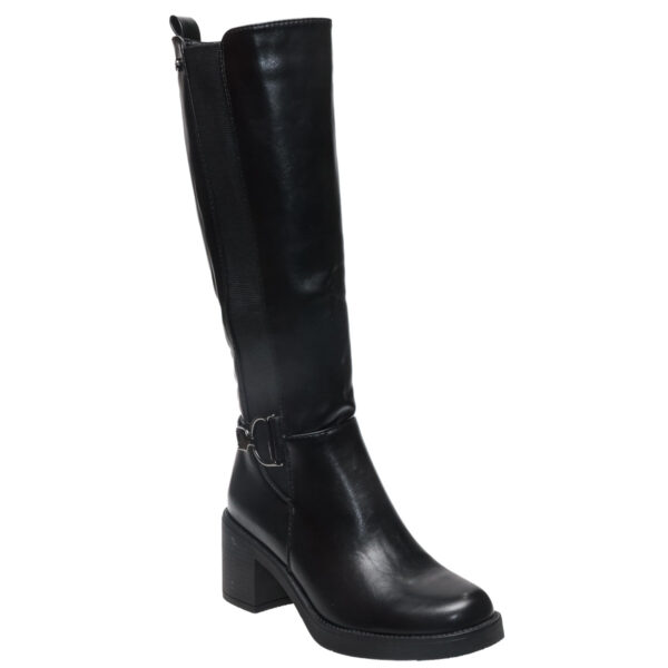 MALENA MID-HEEL BOOTS 57137 BLACK