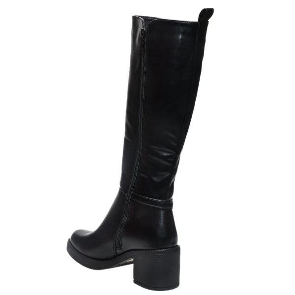 MALENA MID-HEEL BOOTS 57137 BLACK